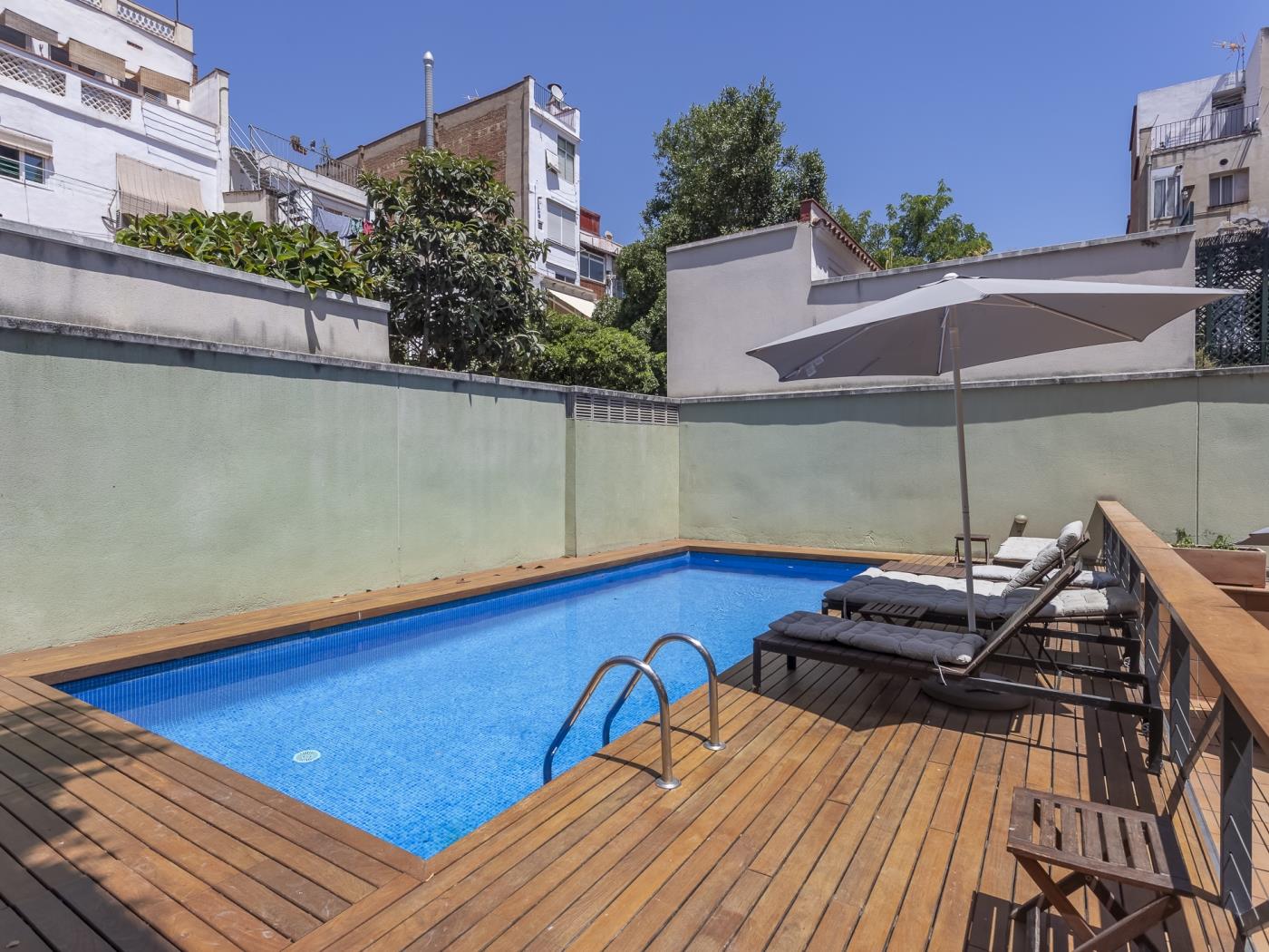 My Space Barcelona Terrace and pool apartment near the Barcelona centre for 10 - My Space Barcelona Apartments