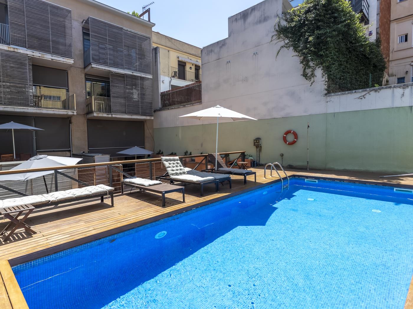 My Space Barcelona Terrace and pool apartment near the Barcelona centre for 10 - My Space Barcelona Apartments